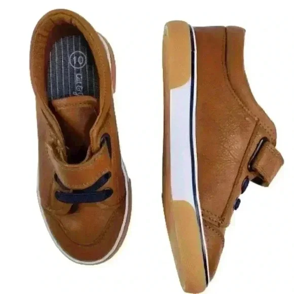 Cat & Jack Toddler's Vance Sneakers Brown Lace-Up - Picture 12 of 14